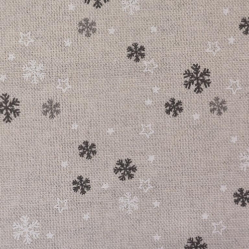 Canvas | EMMA Schneeflocken | grau weiß